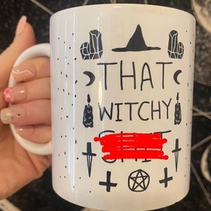 Halloween witch coffee mug
